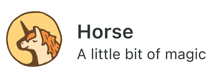 Horse logo